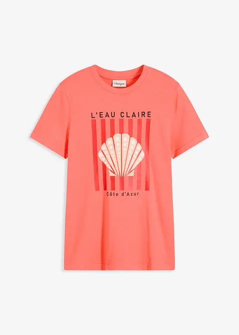 T-shirt av ren bomull, bonprix