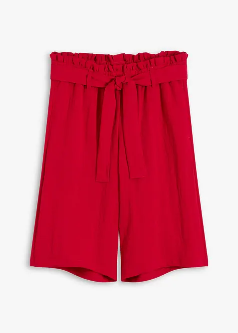 Dra p&aring;-bermudas i f&ouml;ljsam viskosmix, bonprix