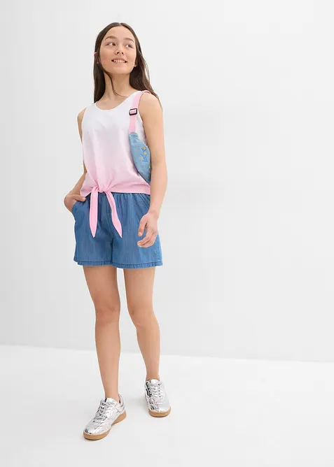 Linne för barn (2-pack) i ren ekologisk bomull, bonprix