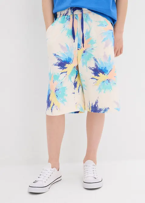 Trikåbermudas i ekologisk bomull för barn, bonprix