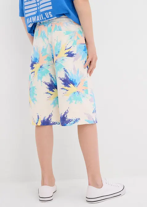 Trikåbermudas i ekologisk bomull för barn, bonprix