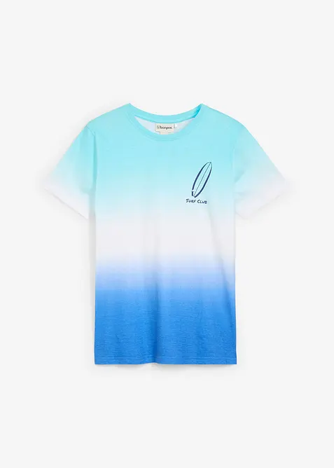 T-shirt med olika färgnyanser för barn, av ekologisk bomull, bonprix