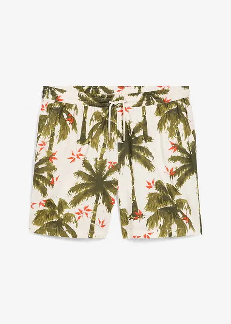 Dra på-shorts i viskos, Loose Fit, bonprix