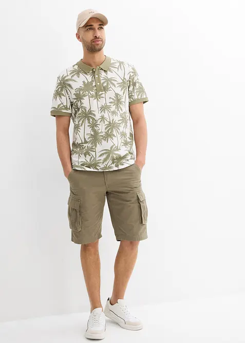 Pik&eacute;tr&ouml;ja av ekologisk bomull Slim Fit, bonprix