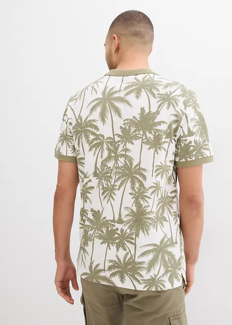 Pik&eacute;tr&ouml;ja av ekologisk bomull Slim Fit, bonprix