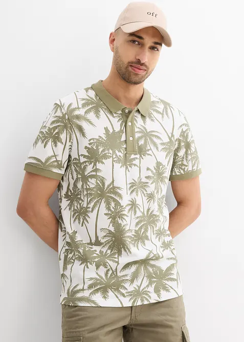 Pik&eacute;tr&ouml;ja av ekologisk bomull Slim Fit, bonprix