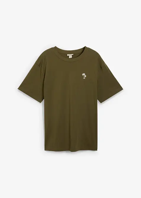 T-shirt med trendigt tryck p&aring; ryggen, Loose Fit, bonprix