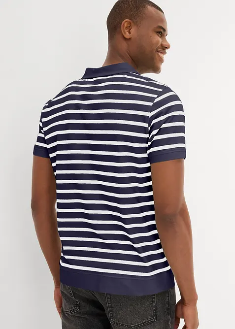 Pikétröja, kortärmad med ekologisk bomull, bonprix