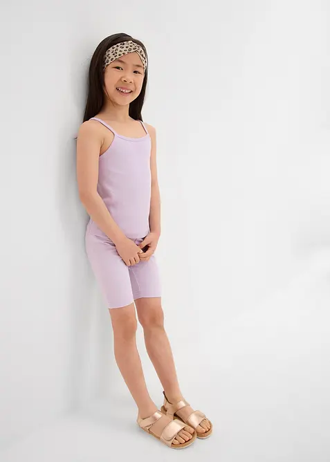 Cykelbyxa i elastisk bomullsmix (3-pack), bonprix