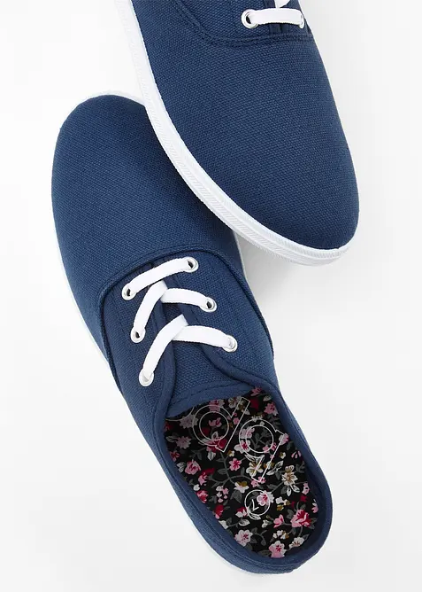 Sneakers i bomullscanvas, bonprix