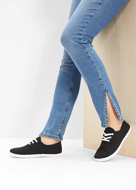 Sneakers i bomullscanvas, bonprix