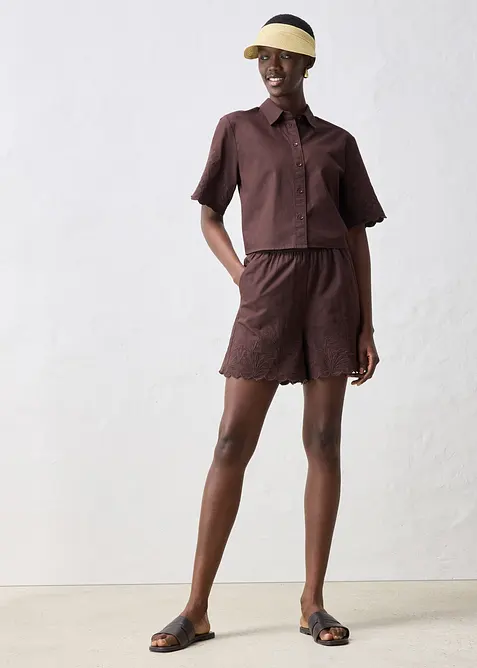 Shorts med sidenandel, bonprix