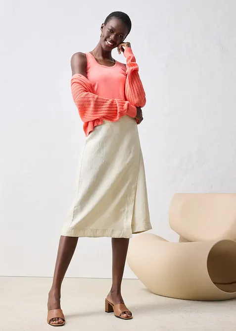 Linne med sidenandel, bonprix