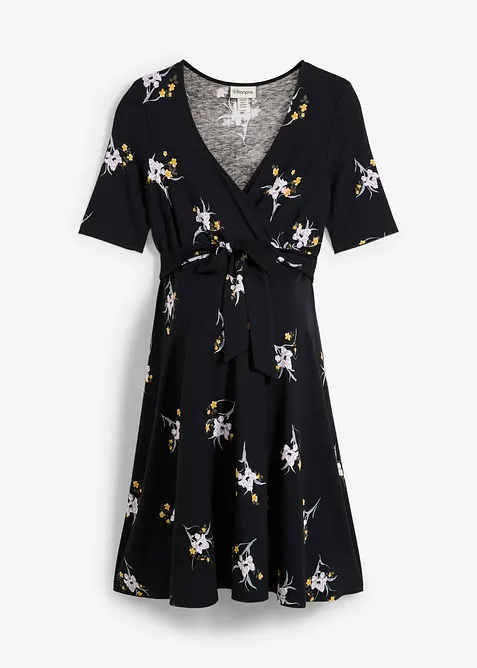 Mamma-/amningsklänning i mjuk viskos, bonprix