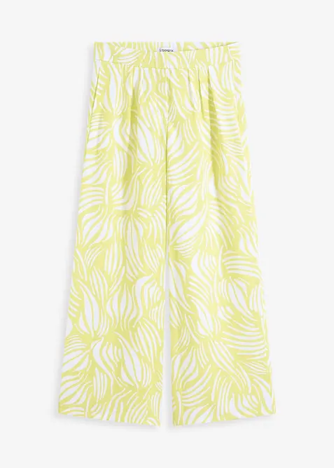 Palazzobyxa med bekväm midja, bonprix