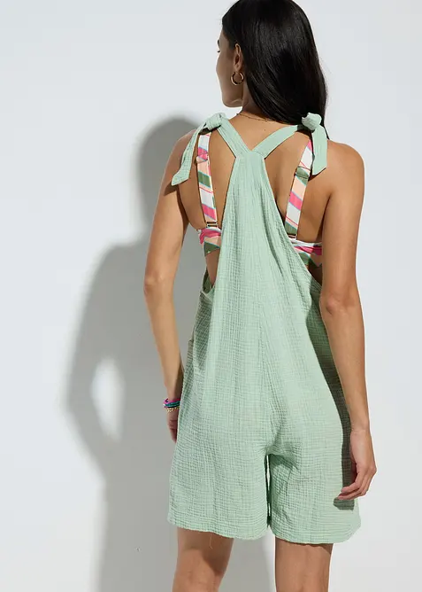 Strandjumpsuit i muslin, bonprix