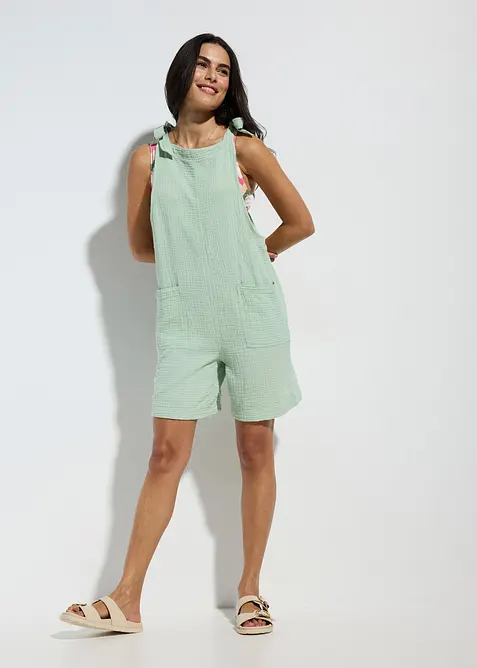 Strandjumpsuit i muslin, bonprix