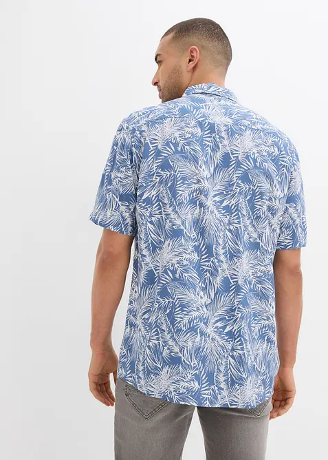 Kortärmad skjorta av viskos, bonprix