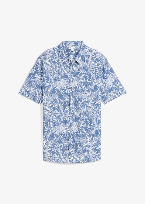 Kortärmad skjorta av viskos, bonprix