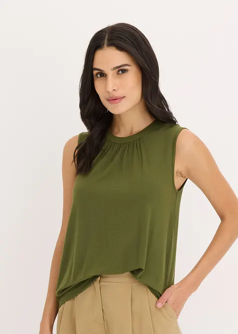 Bluslinne i jersey, bonprix