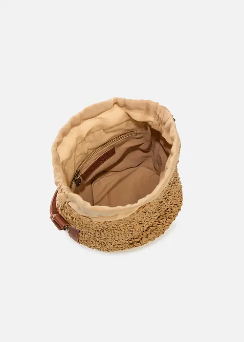 Påsväska med halmlook, bonprix