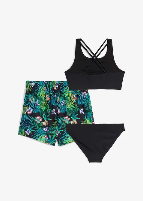 Bikini och badunderdel (3 delar), bonprix