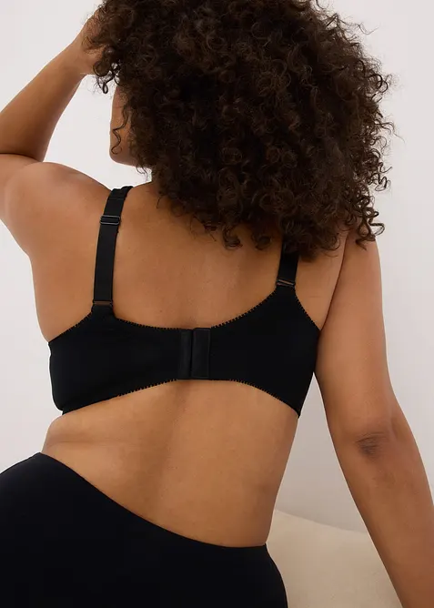 T-shirtbehå i minimizermodell med bygel, med ekologisk bomull (2-pack), bonprix