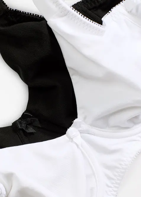 T-shirtbehå i minimizermodell med bygel, med ekologisk bomull (2-pack), bonprix