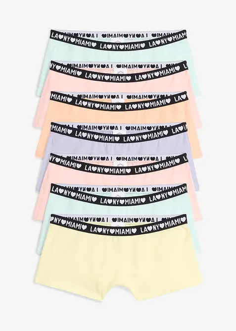 Boxertrosa med mjuk ekologisk bomull (7-pack), bonprix