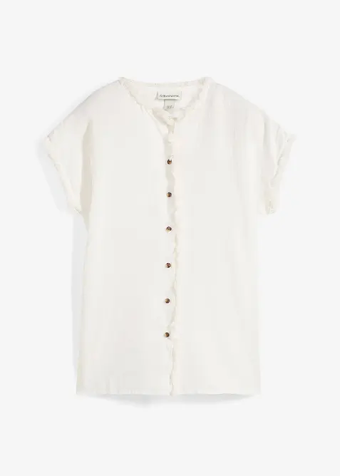 Blustunika i rent linne, bonprix