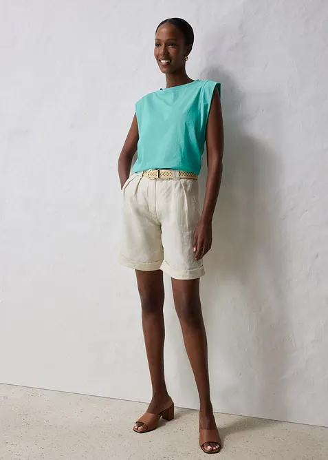 Topp med sidenandel, bonprix