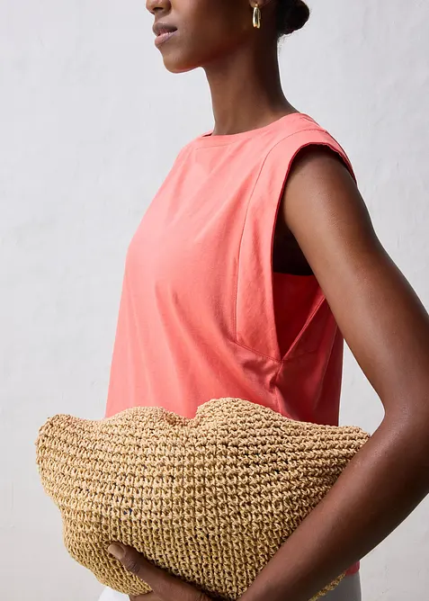 Topp med sidenandel, bonprix