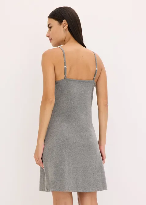 Nattlinne med smala axelband, bonprix