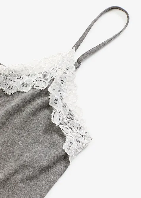 Nattlinne med smala axelband, bonprix