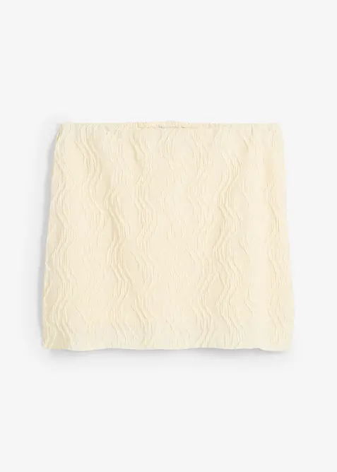 Minikjol i material med struktur, bonprix