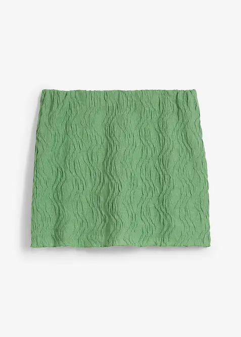 Minikjol i material med struktur, bonprix