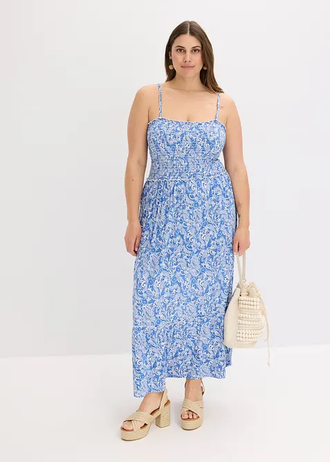 Kl&auml;nning av viskosmix med axelband, bonprix