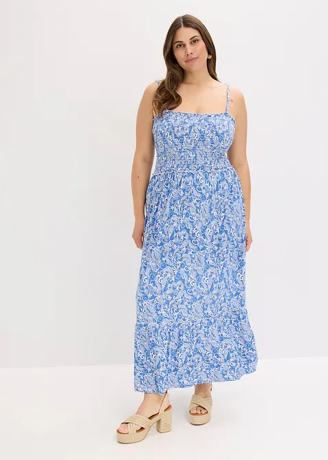 Kl&auml;nning av viskosmix med axelband, bonprix