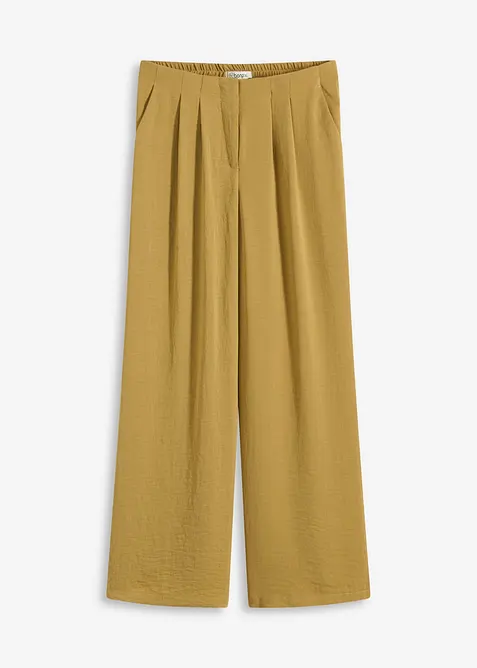 Byxa i material med struktur, bonprix