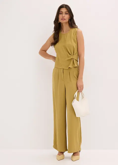 Bluslinne med knutdetalj, bonprix