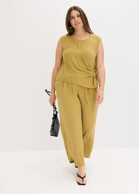 Bluslinne med knutdetalj, bonprix