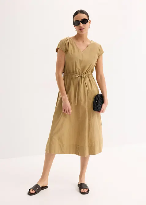 Kl&auml;nning i bomullspoplin, bonprix