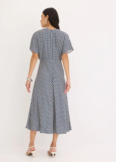 Klänning av böljande viskos, bonprix