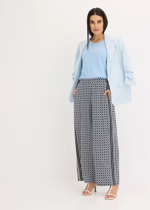 Sm&aring;m&ouml;nstrad jerseybyxa, bonprix