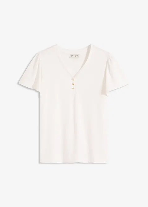 Topp med knappar, bonprix