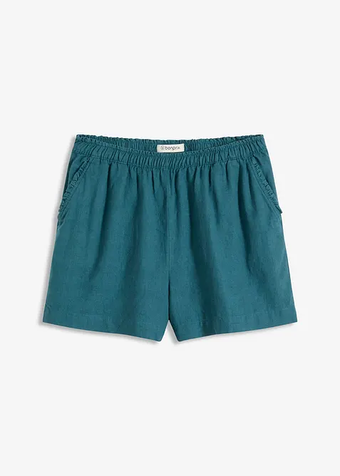 Shorts med viss del linne, bonprix