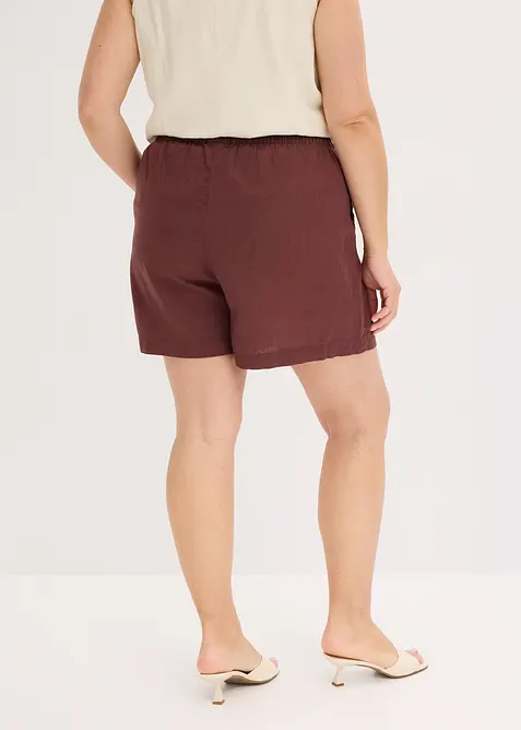 Shorts med viss del linne, bonprix