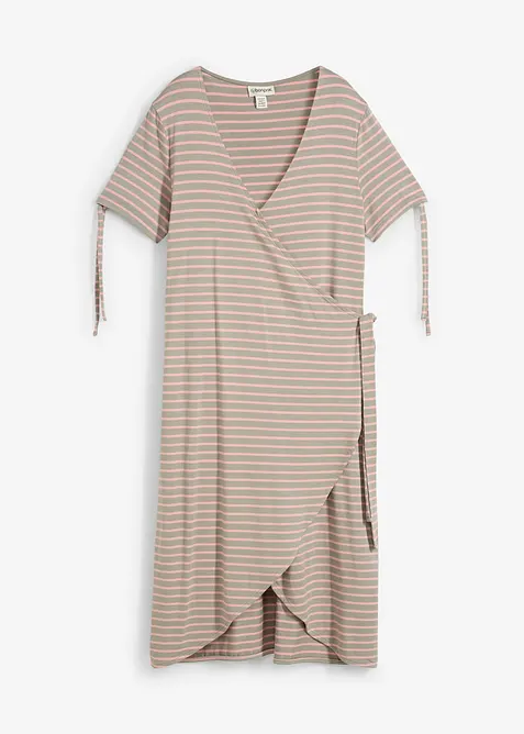 Omlottklänning av stretchig viskos, bonprix