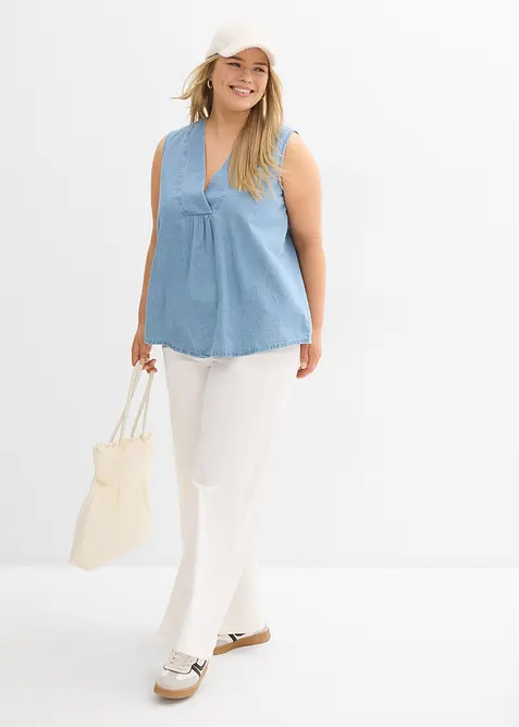Bluslinne i denim, bonprix