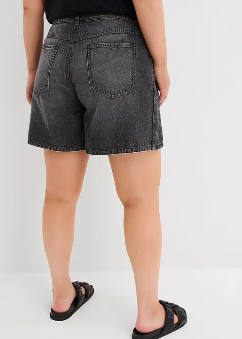 Jeansshorts Mid Waist, Low Stretch, bonprix